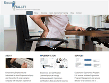 Tablet Screenshot of ergovalley.com
